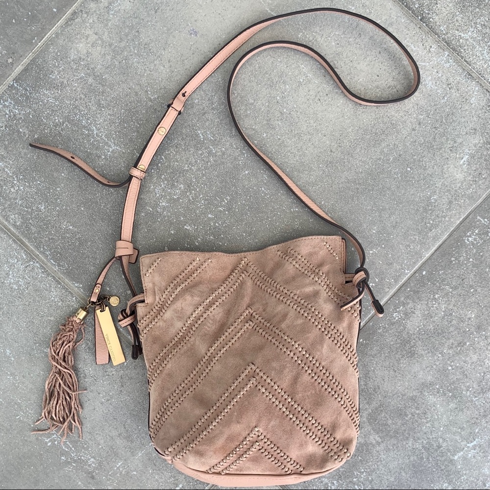 Vince Camuto Leather Suede Bag
